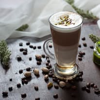 Latte at Adam's Kitchen